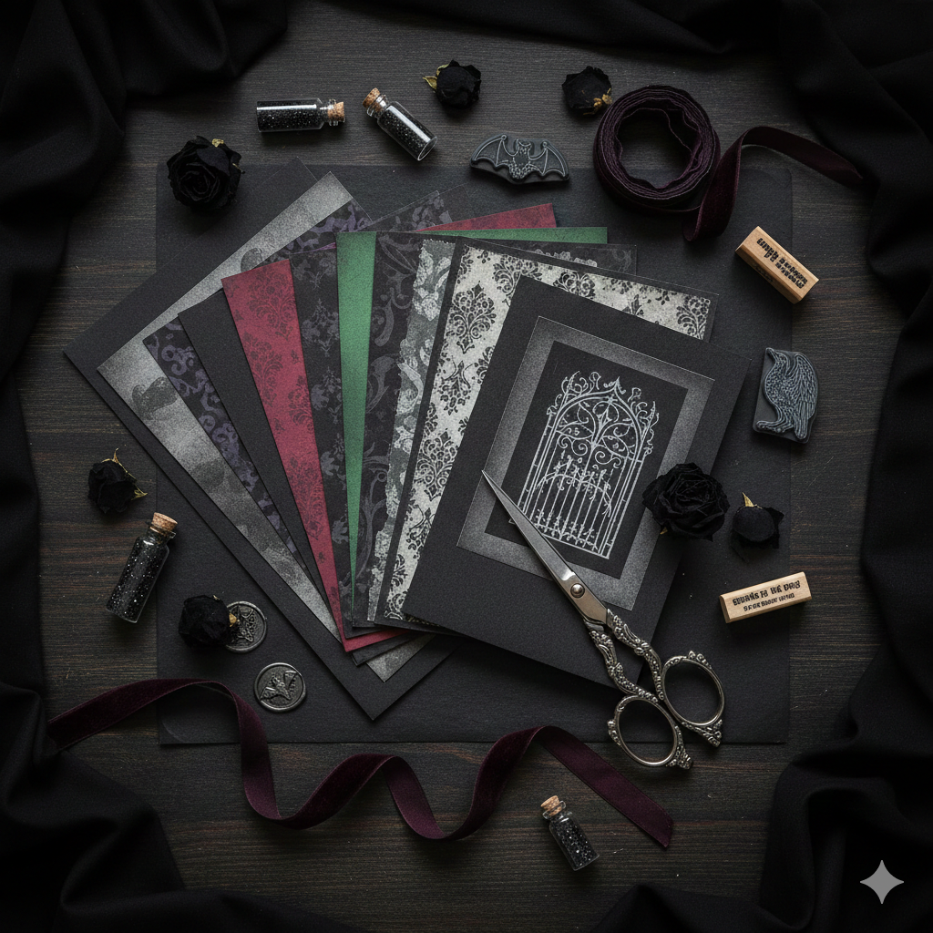 Gothic Cut Files Digital Paket