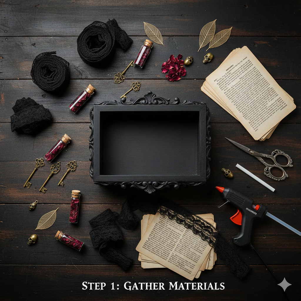 DIY Gothic Kerzen Gestaltung Set
