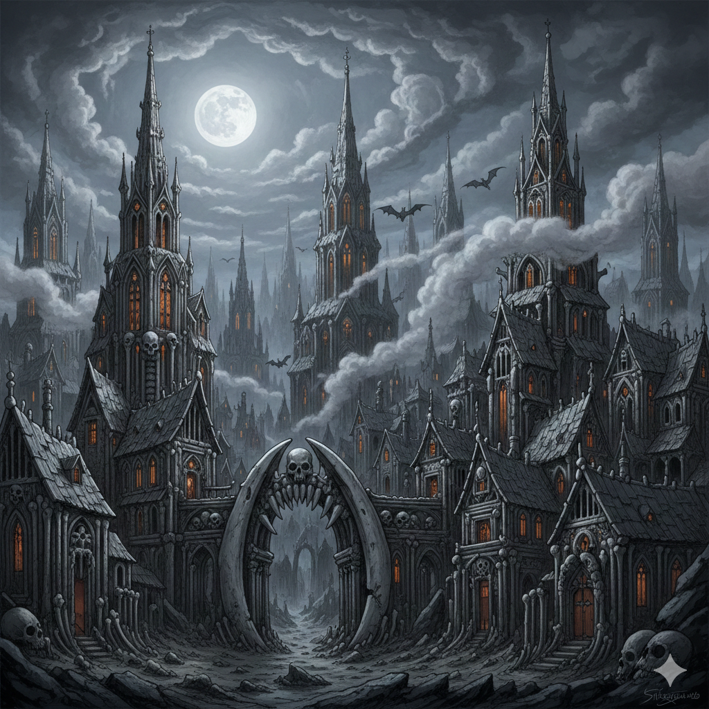 Gothic Weihnachts Geschenkpapier