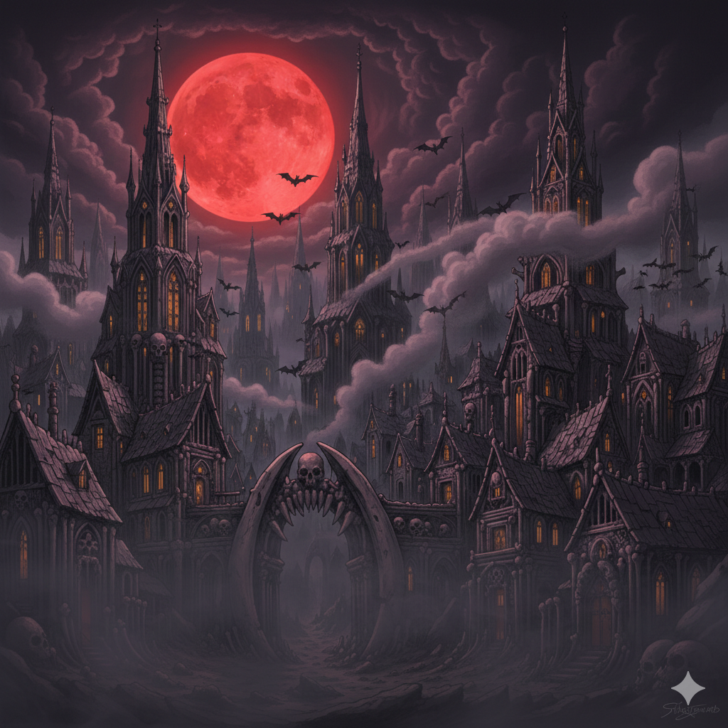 Silvester Gothic Party Set