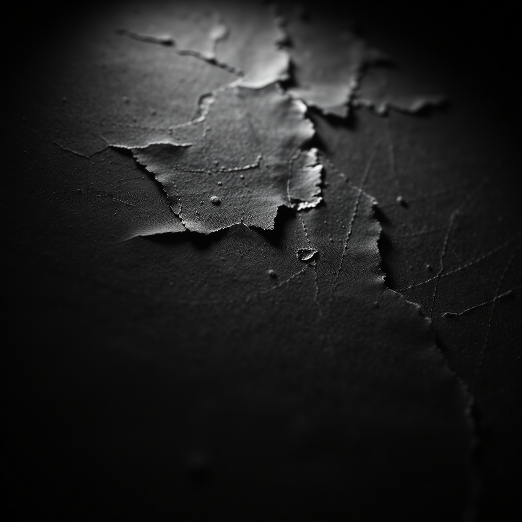 Monochrome A0-Verpackungskunst für die dunkle Ästhetik. Haptisches Premium-Papier, bedruckt mit okkulter Symbolik und gotischen Fragmenten.